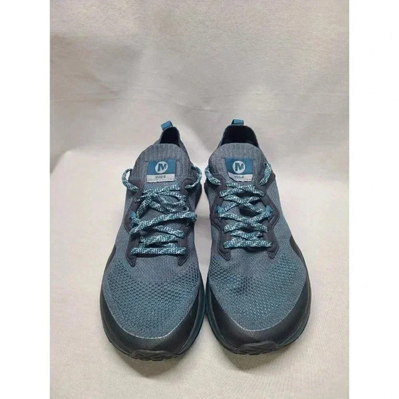Merrell Running Shoes SAMPLE MENS Mag-9 Dragonfly Blue Vibram SIZE 8 - Picture 2 of 8